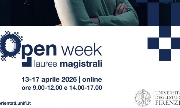 Open Week Lauree Magistrali 13-17 aprile 2026.