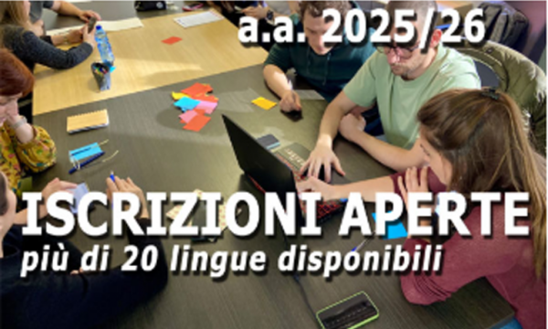 Centro Linguistico di Ateneo: iscrizioni aperte ai corsi.