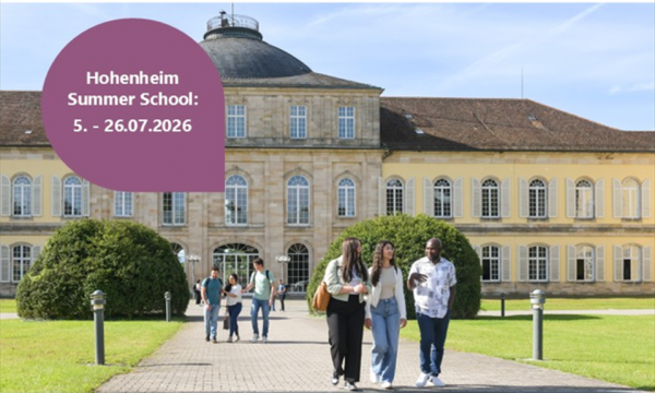 Applications for the Hohenheim Summer School.